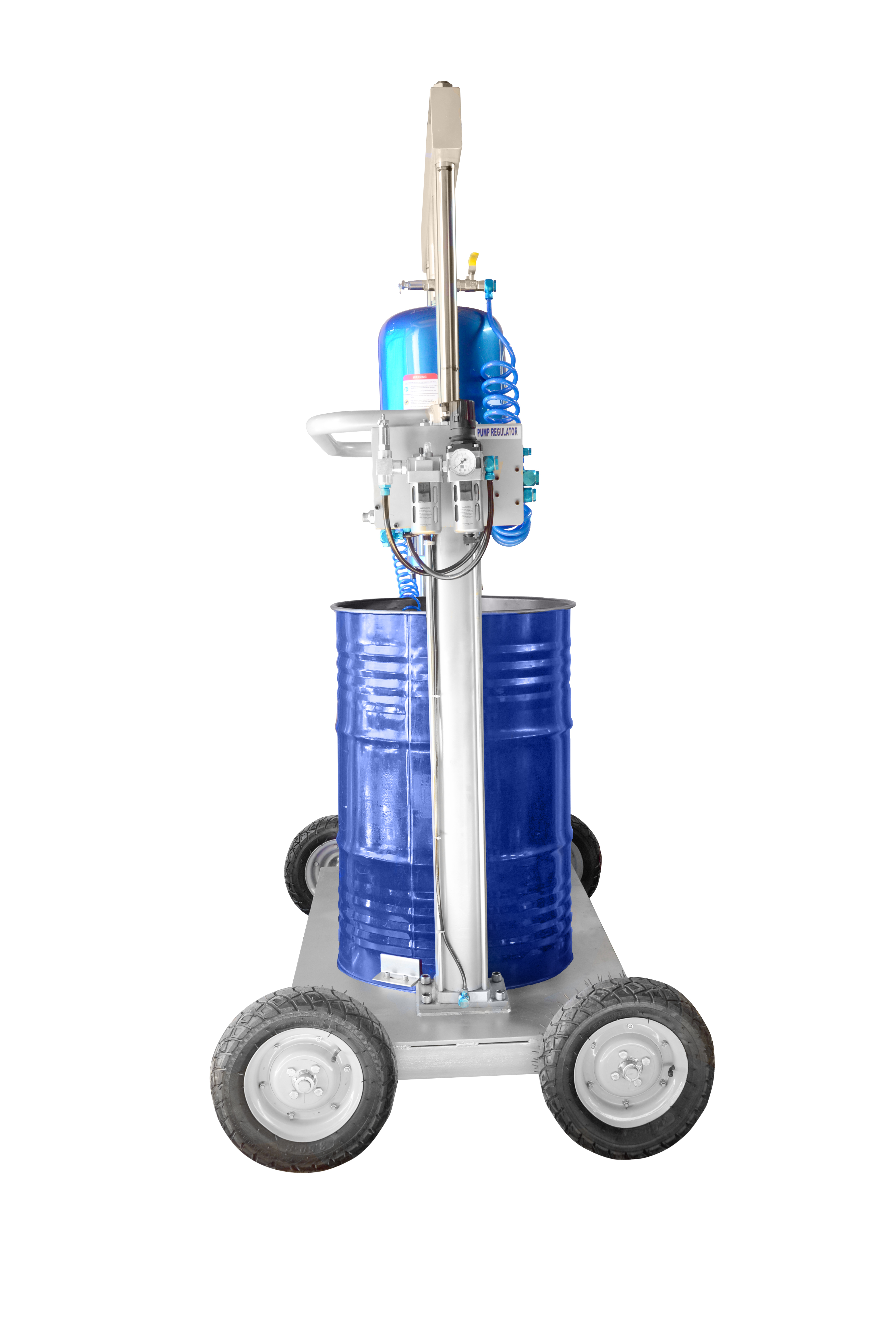 Silver & Blue Grease Dispensing Machine
