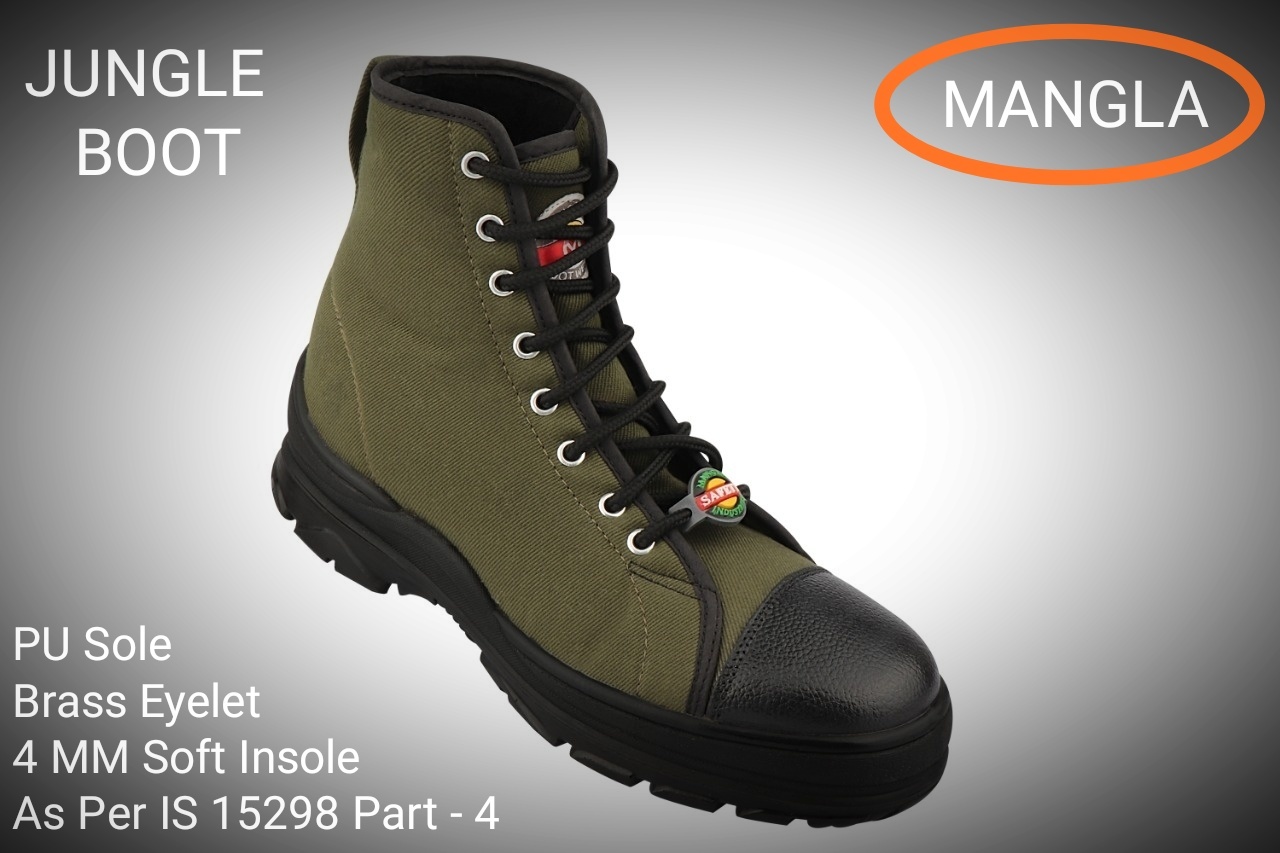 Mangla Rubber Gumboots - Color: Black