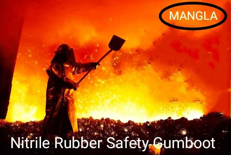 Nitrile Gumboot - Color: Black