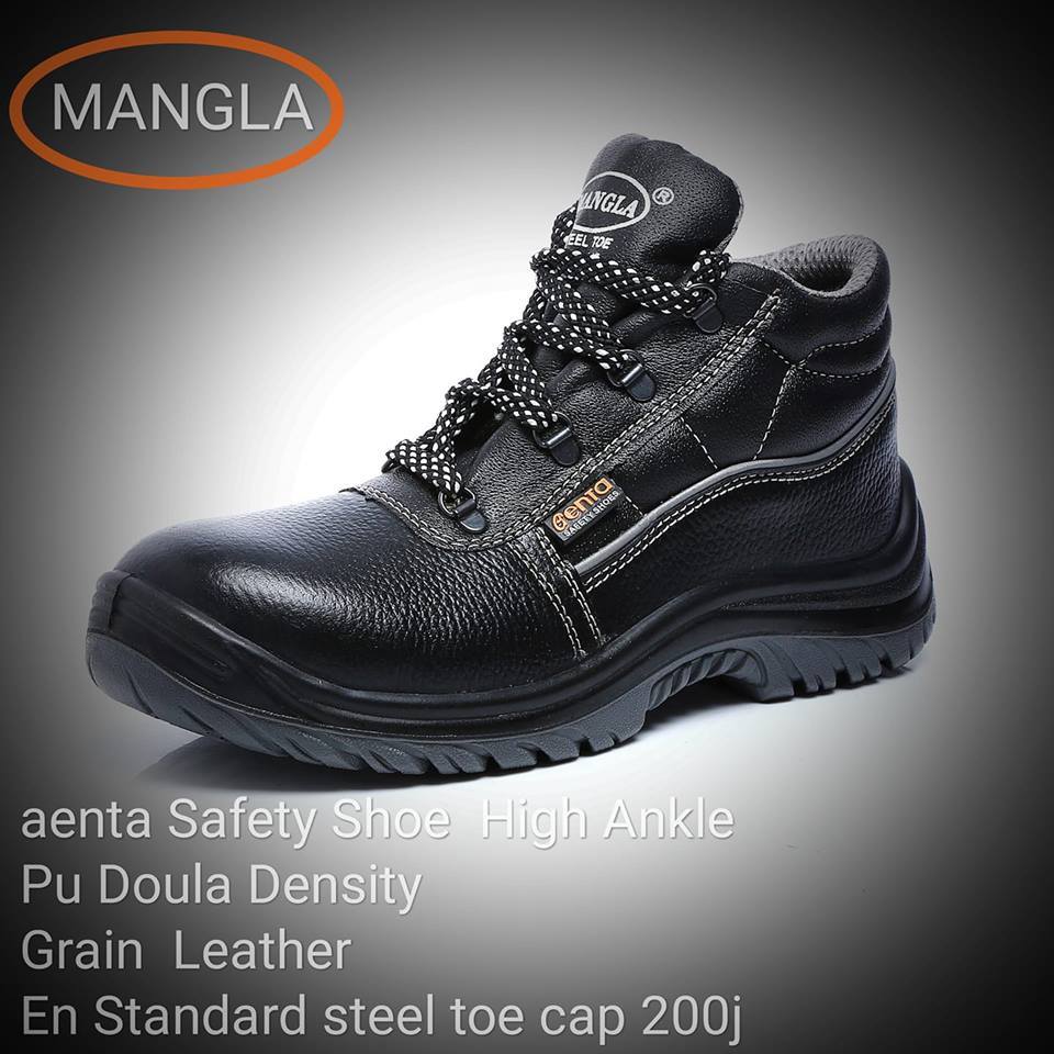 Composite Toe Cap Safety Shoes - Color: Black