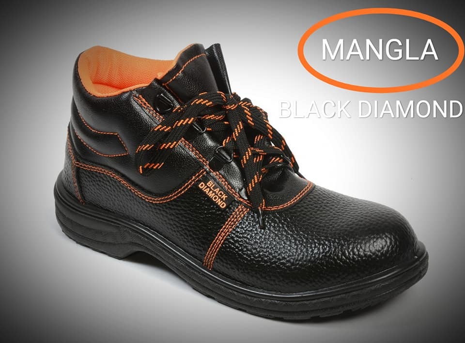 Composite Toe Cap Safety Shoes - Color: Black