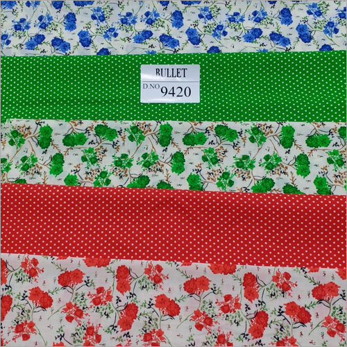 Multicolor Lafer & Twill Printed Fabrics 56-58 Width