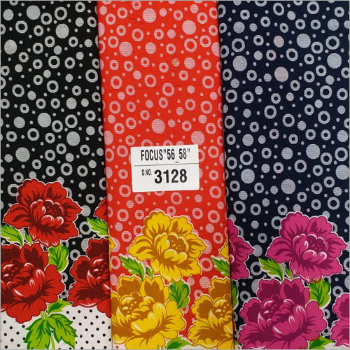 Multicolor Lafer & Twill Printed Fabrics 56-58 Width