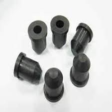 Rubber Plug - 10mm Diameter, 15mm Height | Black, Shore A 60 Hardness, -40°C to 120°C Temperature Range, Lightweight 5g