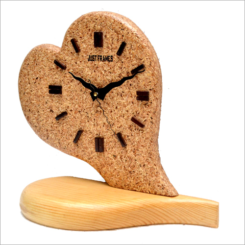 Natural Navajowhite Wooden Table Clock