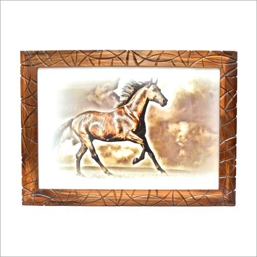 दीवार पर लटकाने वाला लकड़ी का फोटो फ्रेम