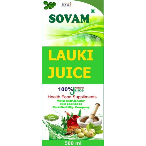 Lauki Juice - 500ml Herbal Extract | High in Dietary Fiber, Low in Fat & Cholesterol, Refreshing Thirst Quencher