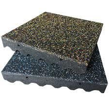 पर्यावरण-सुरक्षा 3-इंच रबर खेल के मैदान की टाइलें