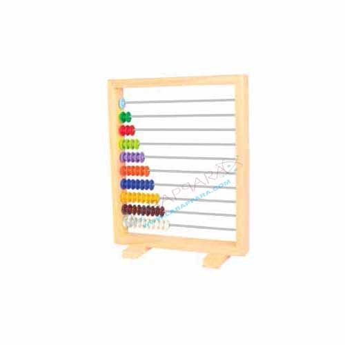Wooden Counting Abacus With 55 Beads Application: Laboratory