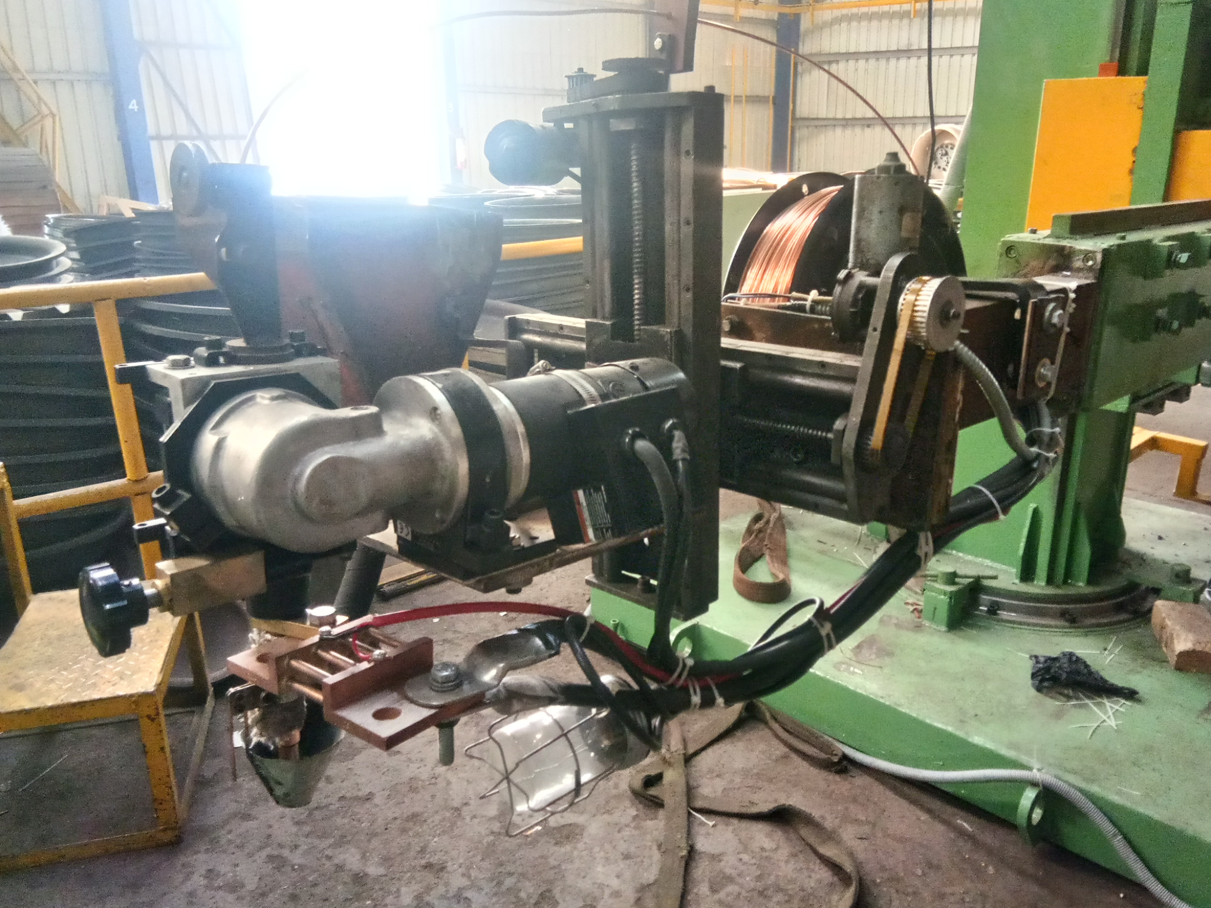 Pedestal Welding Column And Boom