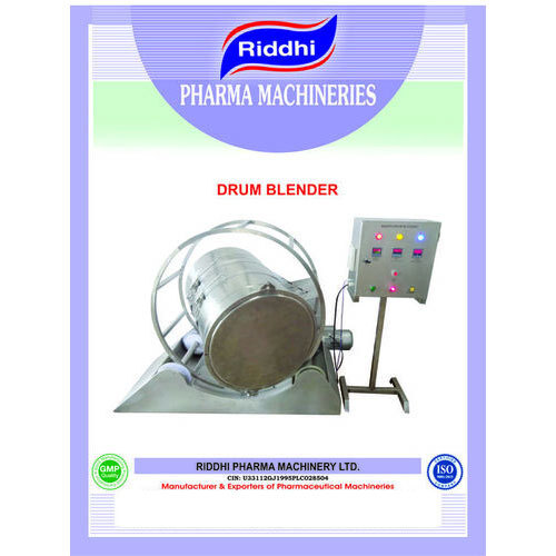 ड्रम ब्लेंडर क्षमता: 200 लीटर किलोग्राम/घंटा