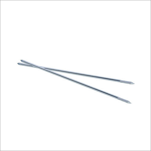 Kirschner Threaded Ended K Wire - Stainless Steel 316L, 316LVM, Diameters 1.0mm to 3.5mm, Lengths 150mm to 300mm | Non-Recyclable, Non-Soluble, Non-Sterilized