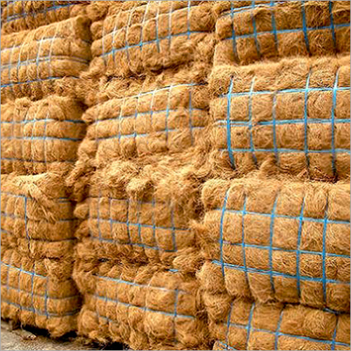 Light Brown Coconut Coir Fiber Bale