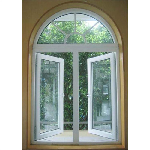 Designer UPVC Window - High-Quality UPVC & Aluminium, Custom Size, Elegant White Finish | Dust Proof, Weather Proof, Fire Resistant, Smooth Sliding Mechanism