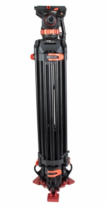 Black & Orange Coman Video Tripod