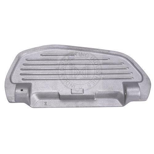 Aluminium Casting Footrest - Adc-12 Grade, 250 Gram Weight, White Color | Automotive Application, Scooter Compatibility