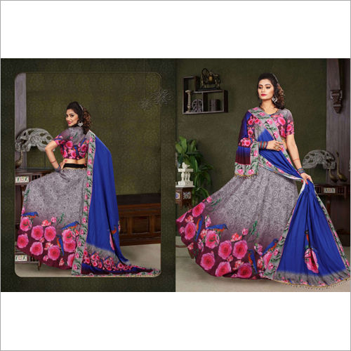 Gray Ladies Designer Lehenga Choli