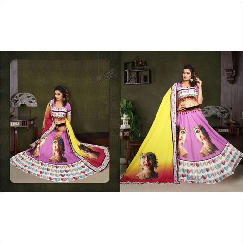 Available In Multicolor Ladies Printed Lehenga Choli