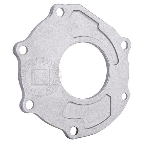 Aluminum Oil Pump Gear Plate - Adc-12, Silver Color, 98 Grams Weight | Automotive Application, Flange Processing, Minimum Order 3000 Pieces