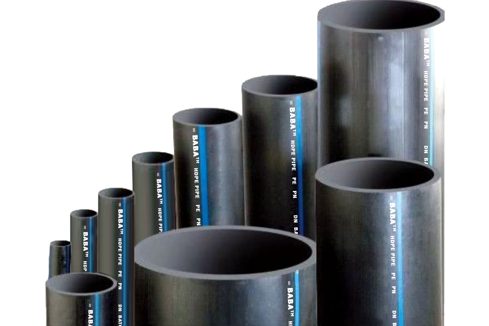 Pe-100 Hdpe Pipe - Hdpe, 20-400mm Diameter, Black, Thickness 5mm | Ideal For Agriculture, Impact Resistant, Moisture Barrier, Lightweight