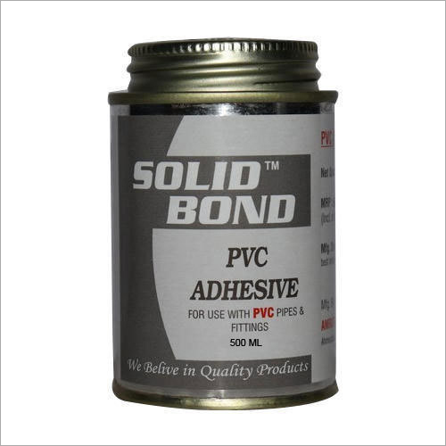 पारदर्शी 500 मिलीलीटर पीवीसी चिपकने वाले