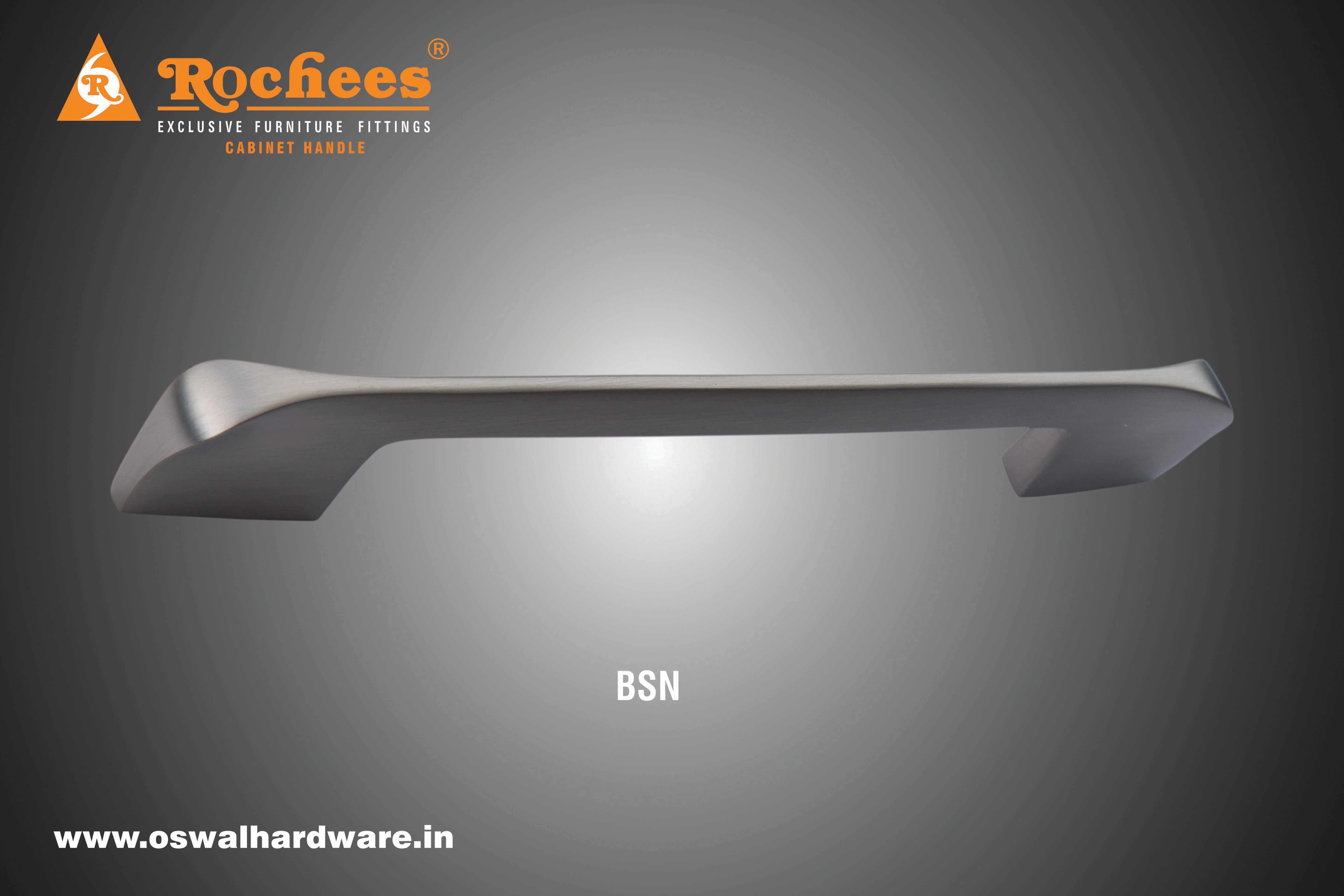 Cabinet Handle - Brass, 96mm To 512mm | Available In A/brass, Black/nickel, Tubelight/brown, Red, Green