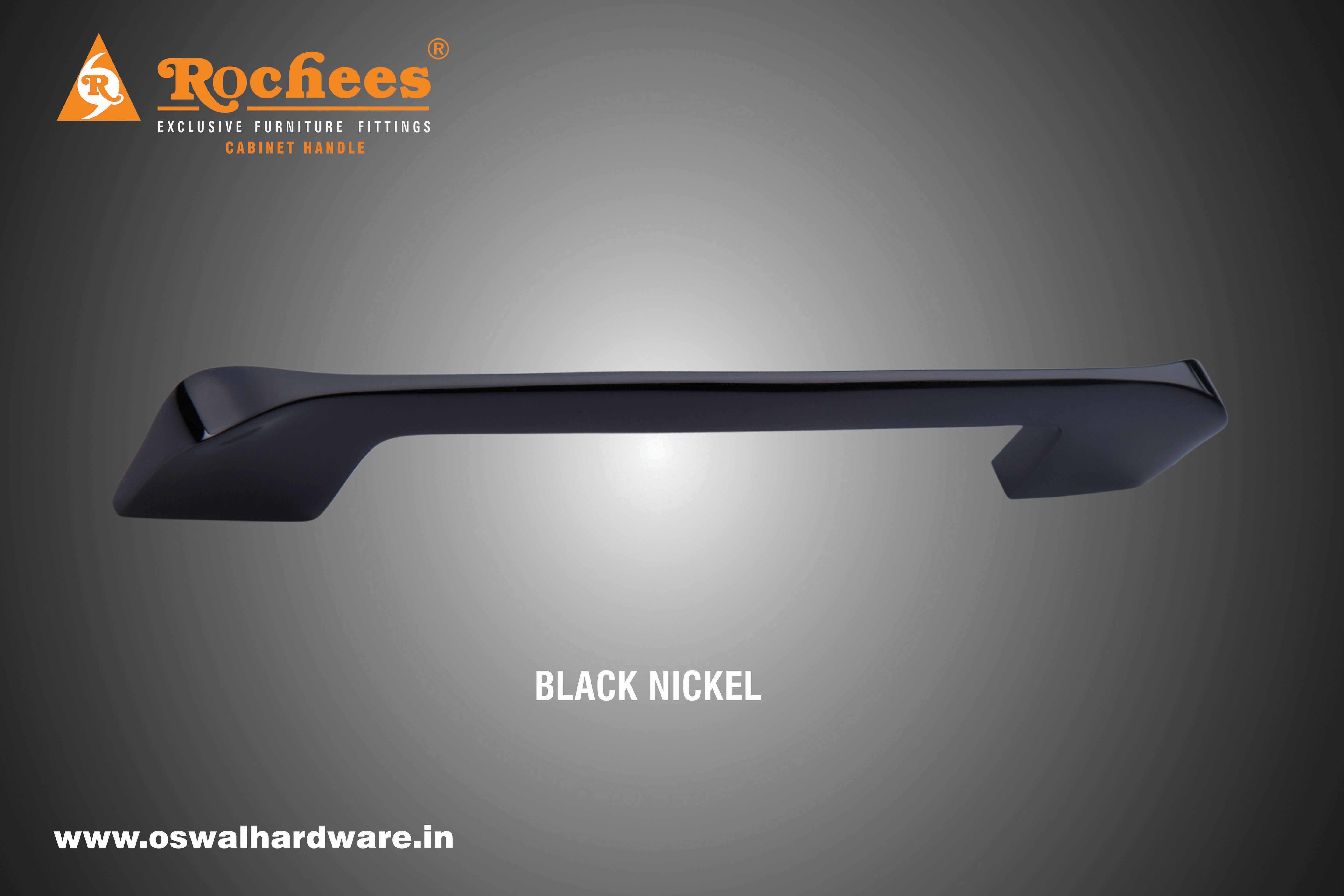 Cabinet Handle - Brass, 96mm To 512mm | Available In A/brass, Black/nickel, Tubelight/brown, Red, Green