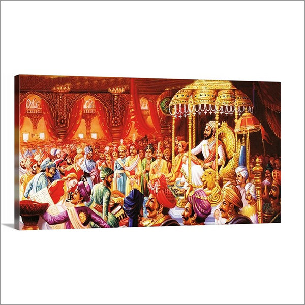 Shiva Ji Maharaj Rajyabhishek Painting