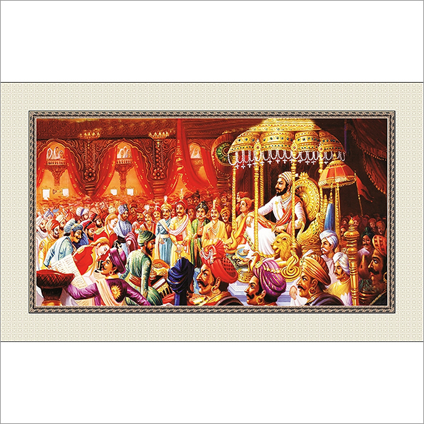 Shiva Ji Maharaj Rajyabhishek Painting