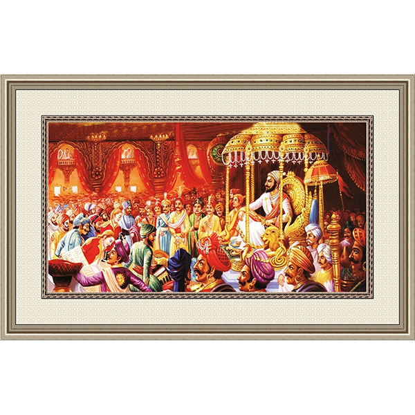 Shiva Ji Maharaj Rajyabhishek Painting