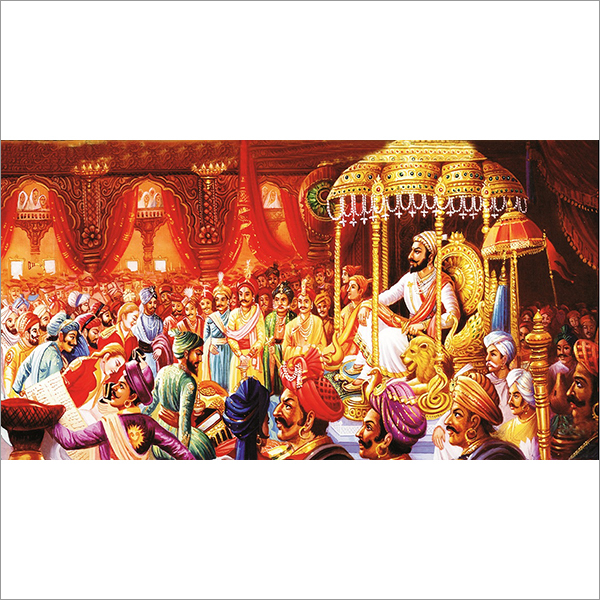Shiva Ji Maharaj Rajyabhishek Painting
