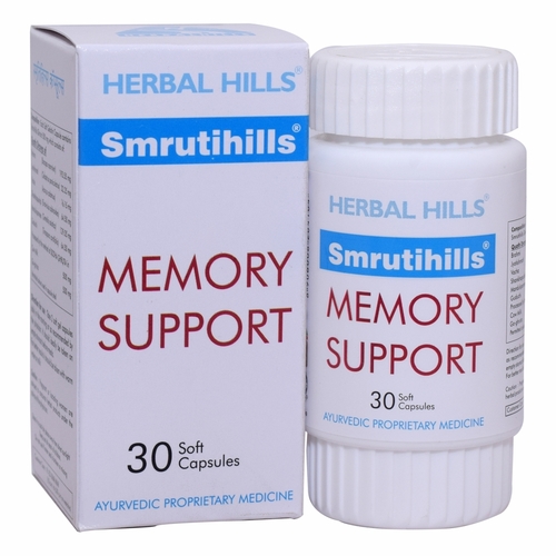 Capsules Ayurvedic Brain Tonic For Memory & Concentration - Smrutihills