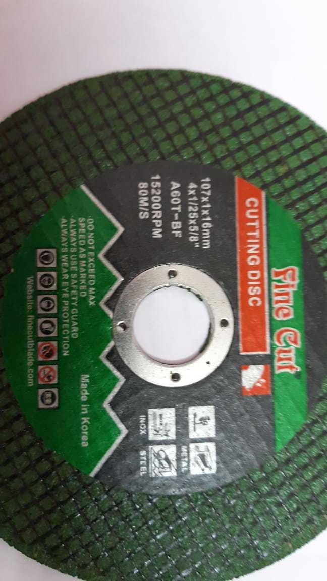 100mm Cutting Wheel - 107mm X 1 X 16mm, Metal Blade For Mild And Stainless Steel With 100% Cutting Accuracy & 15200 Rpm