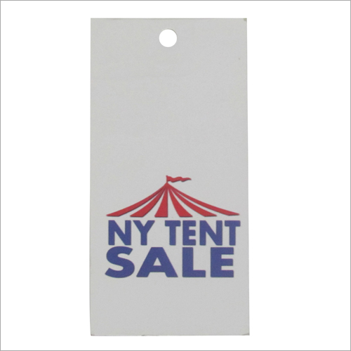 White Clothing Hang Tag