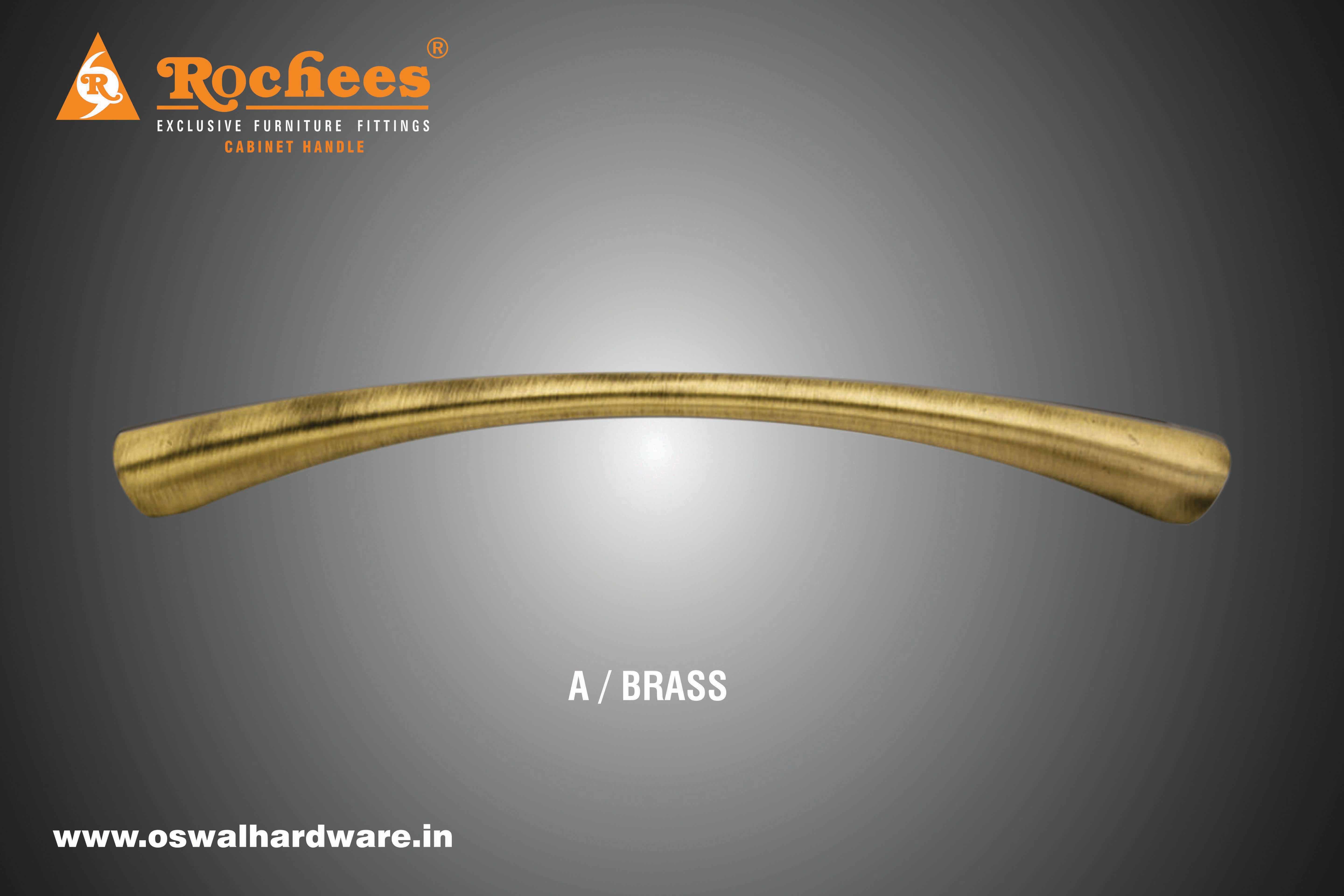 A/brass Cabinet Handle Zinc Saffron