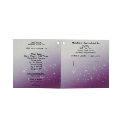 All Color Printed Hang Tag