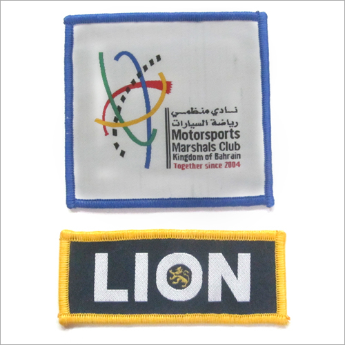 All Color Multicolor Logo Woven Badge