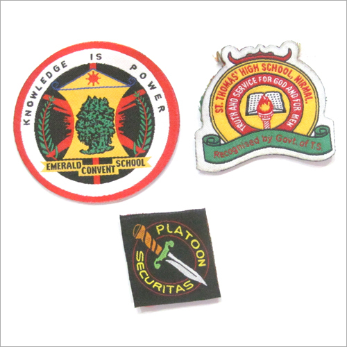 All Color Multicolor Logo Woven Badge