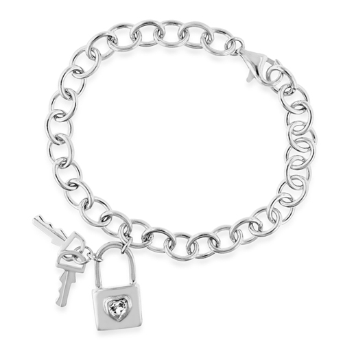 स्टर्लिंग सिल्वर ब्रेसलेट लिंग: महिलाएं