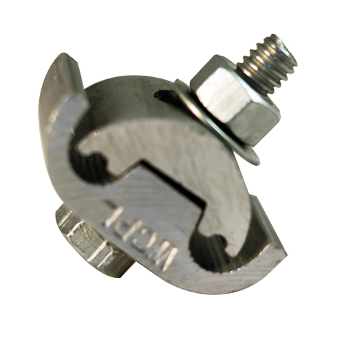 Clamp For Neutral - Aluminum Alloy & Galvanized Steel Silver Color | One-piece Design High Strength Anti-corrosive Low Maintenance