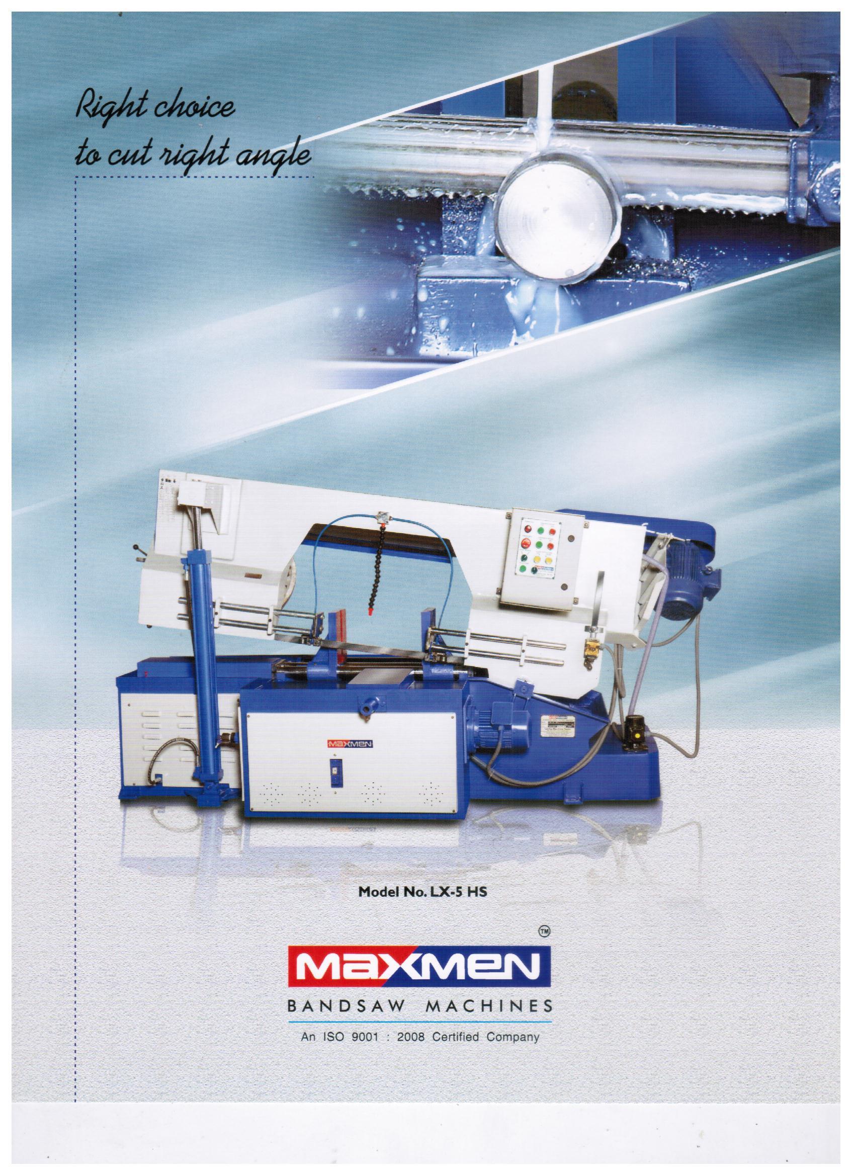 High Speed Metal Cutting Bandsaw Machines - 440 Volt Electric, 200 Mm To 1500 Mm Kg/hr Capacity | Compact, Anti-corrosive, Serrated Blades, High Performance