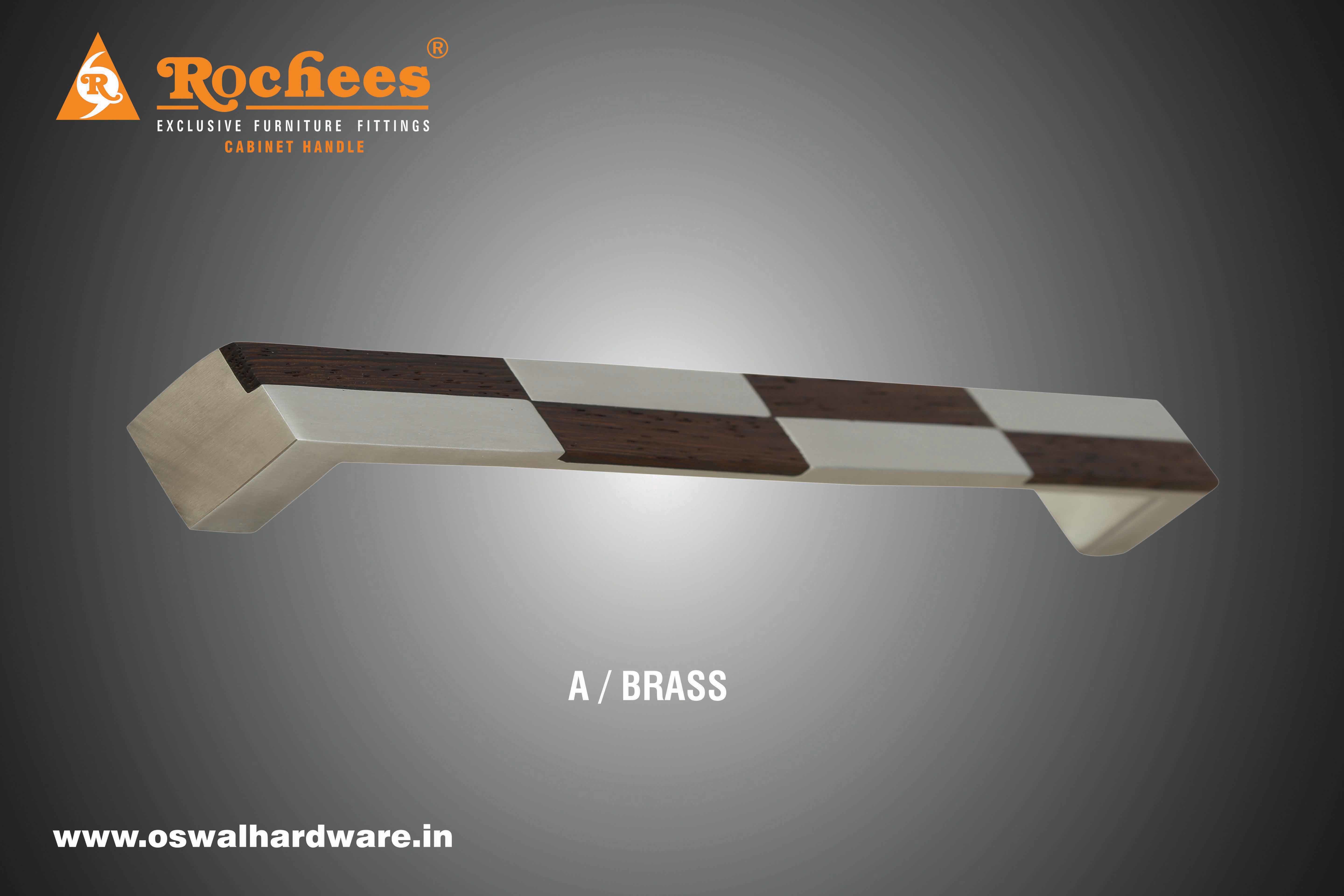 Wood/ss Cabinet Handle Ss 304 Wood Variant