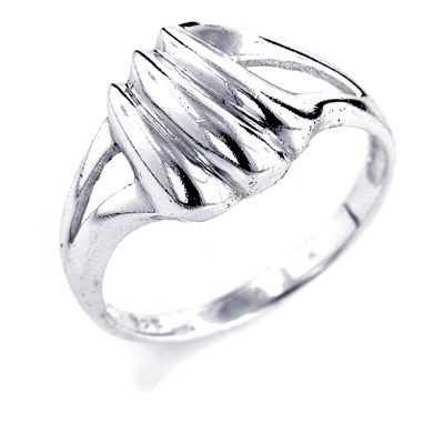 Sterling Silver Rings - 925 Sterling Silver, Size 8.5 | Plain Polished Design for Women, Ideal for Anniversary and Engagement Occasions