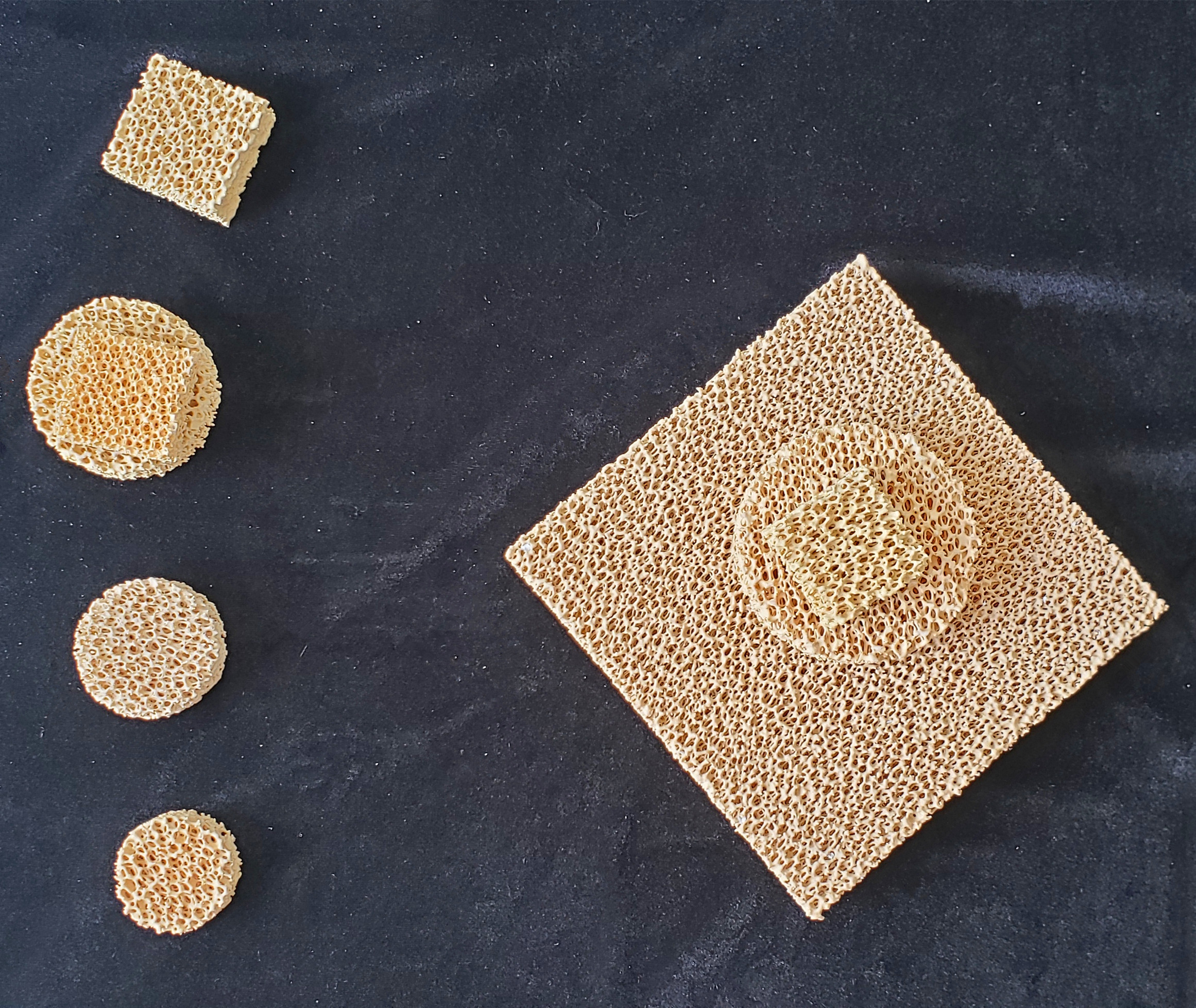 Zirconia Foam Ceramic Filter Application: For Filtration Of Stainlesss Steel And Carbon Steel.