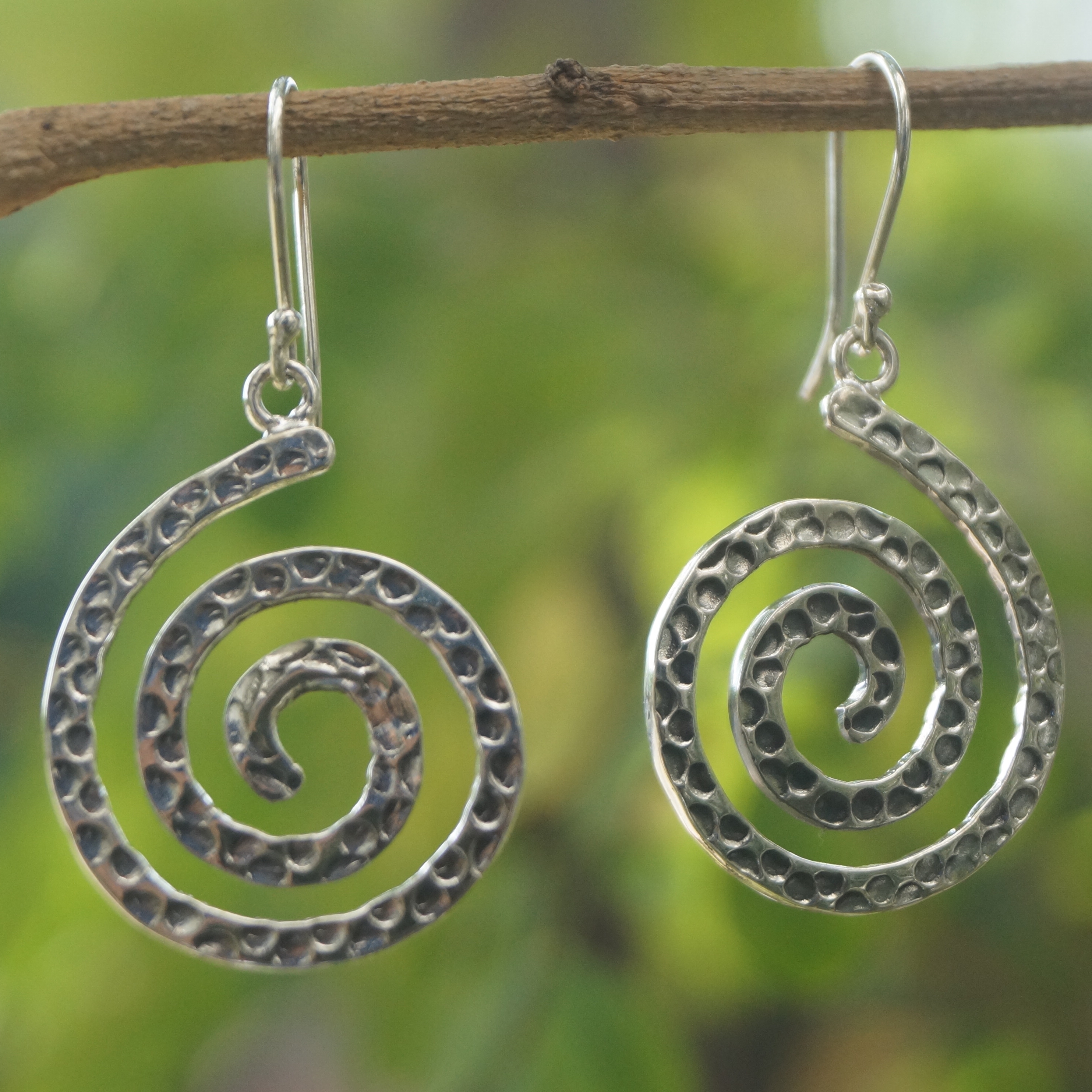 Dangle Round Earrings - 92.5% Sterling Silver, 1.80 Inches Length, Silver Color | Dangle Design, Pearl Accents, Suitable For Women And Children