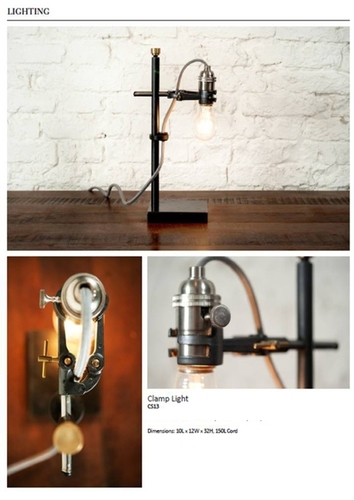 Black And Silver Antique Table Lamp