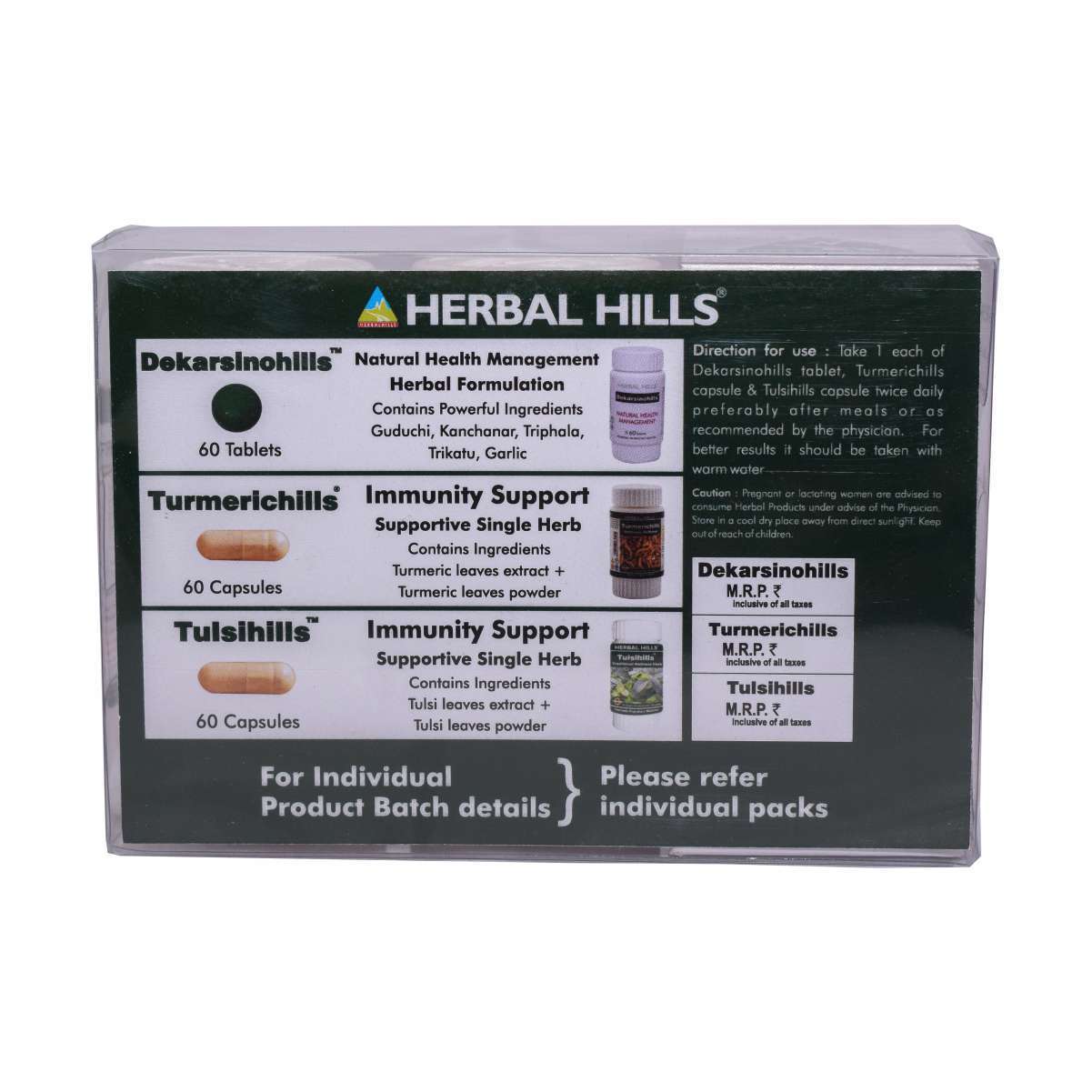 Ayurvedic Medicine For Healthy Cell Care - Dekarsenohills Kit Ingredients: Dekarsinohills (Guduchi