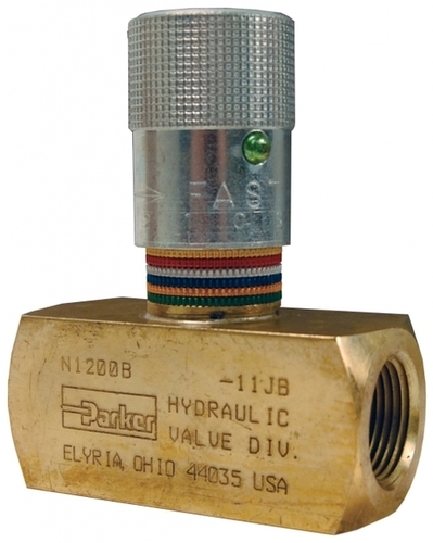 Hydraulic Flow Control Valves - Brass & Stainless Steel, Golden & Silver Finish | For Water, Gas & Oil Media, Normal Temperature Operation