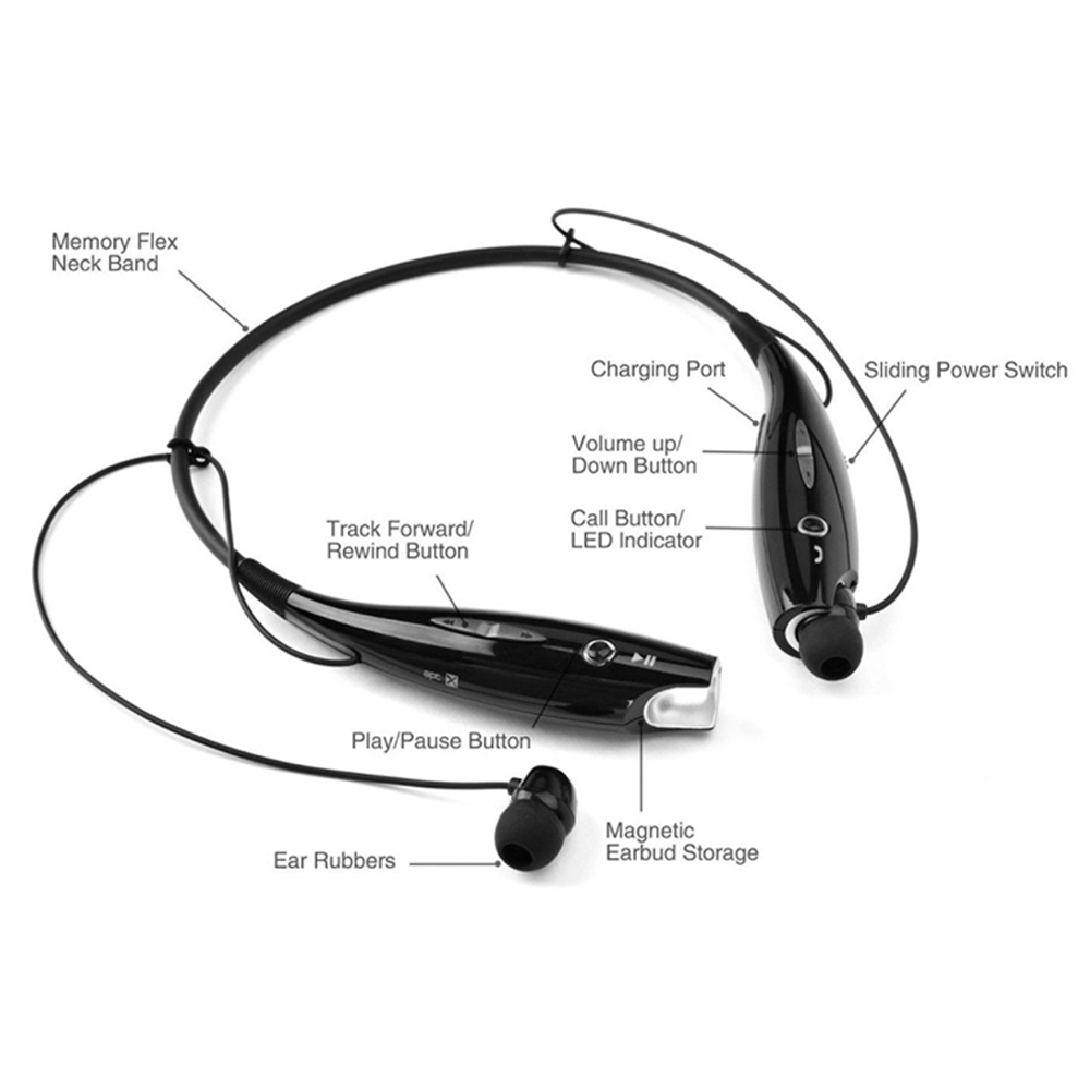 Rd Sb-91wireless Bluetooth Headset Earphone Battery Backup: 7 Hours