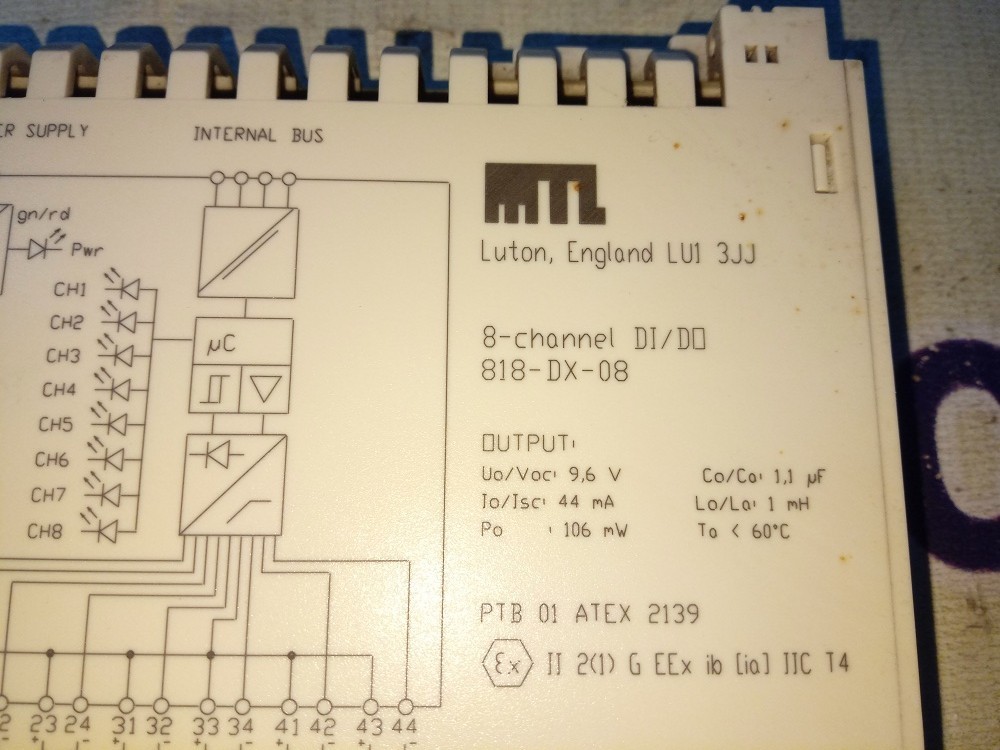 Mtl I/o Module 8-channel Di/do 818-dx-08